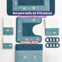 Cobijas, Sets De Baño, Cortinas, Detergente 