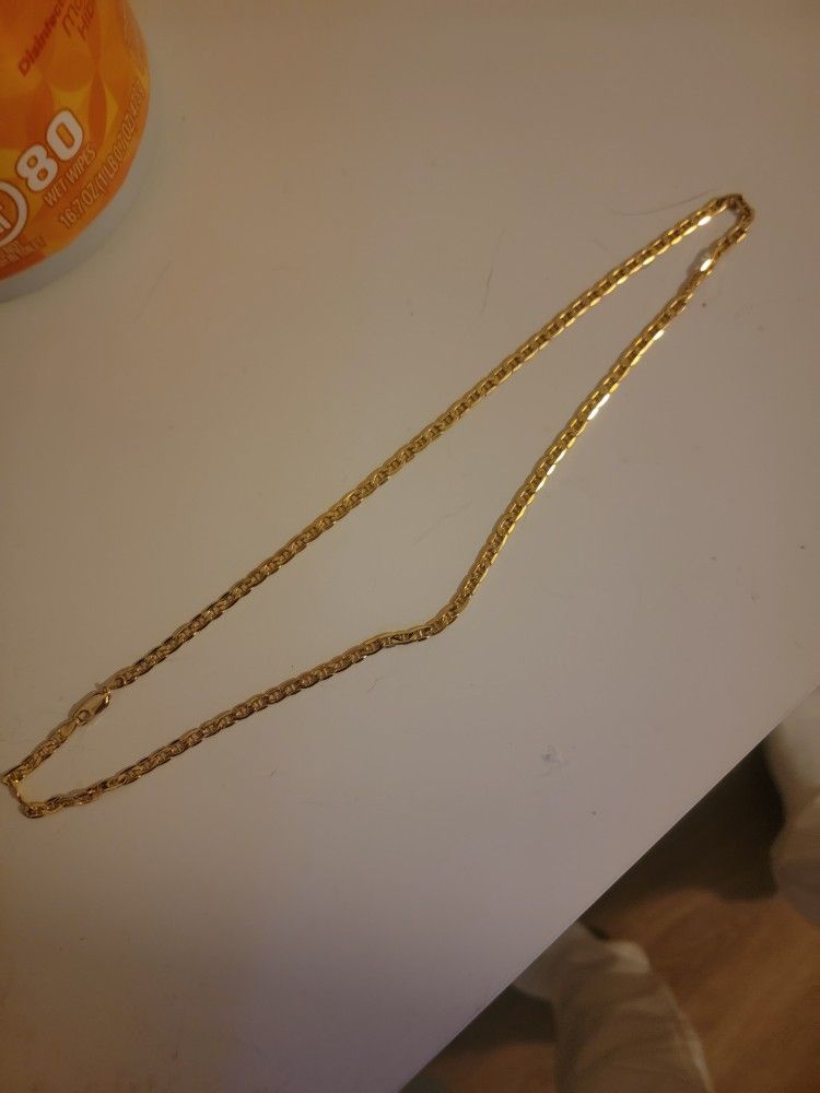 14k gold mariner chain 20in 5.81 grams PRICE FIRM!