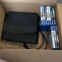 PS4 With 10 Games No Box Guide Included With Controller 