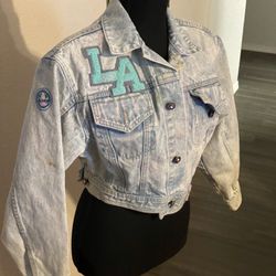 Vintage 90s LA gear denim jacket women’s size small