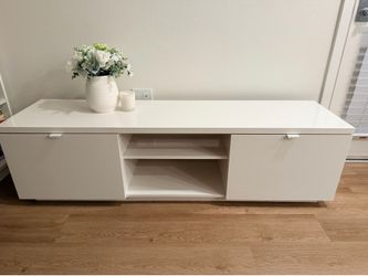 TV Unit - High Gloss White