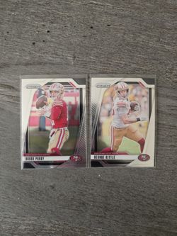 2024 Prizm 49ers Lot Brock Purdy And George Kittle