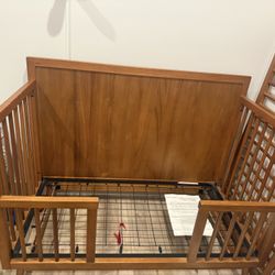 West Elm Mid Century Crib With Conversion 