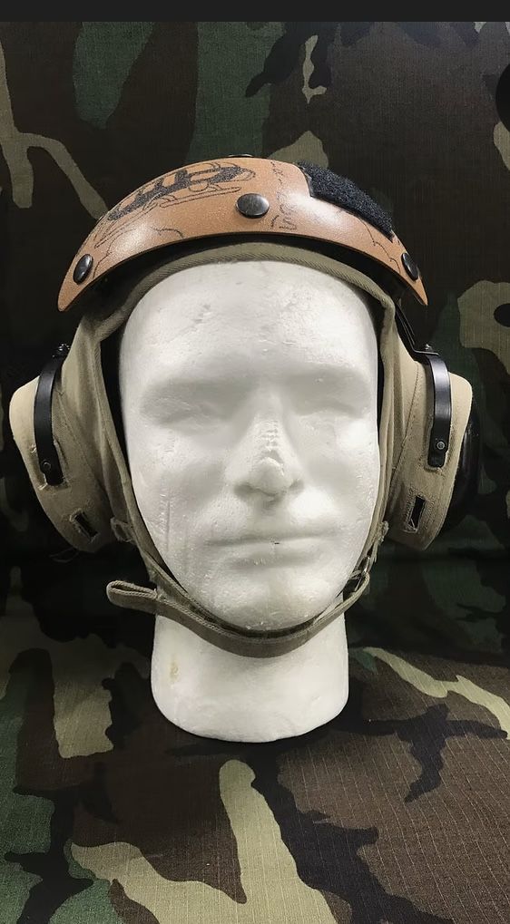 Genuine Military Flight Deck Cranial Helmet Crewman Impact