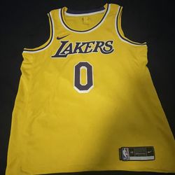 Russell Westbrook Lakers Nike Jersey Size Large 