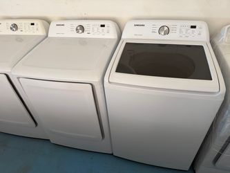 Samsung washer and electric dryer 