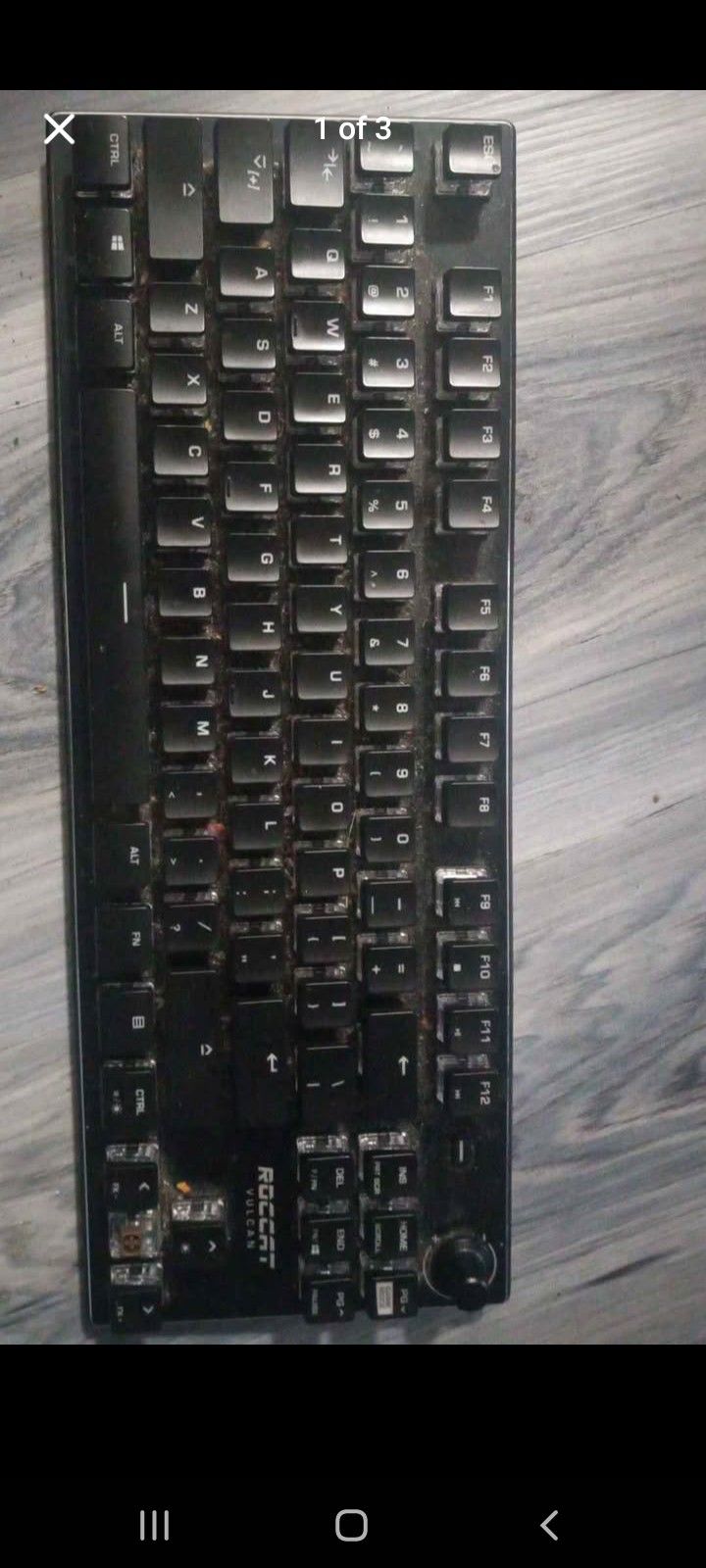 Bluetooth keyboard with led lights