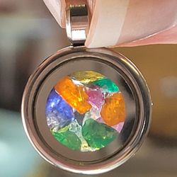 Ethiopian Fire Opal Crystal Multi-colored [.6"]