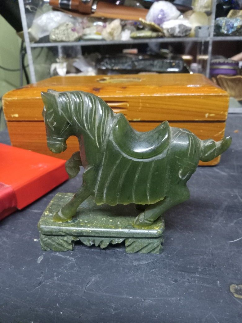 Jade Horse Statue