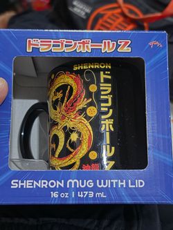 Dragon Ball Z Shenron Mug with Lid 16oz