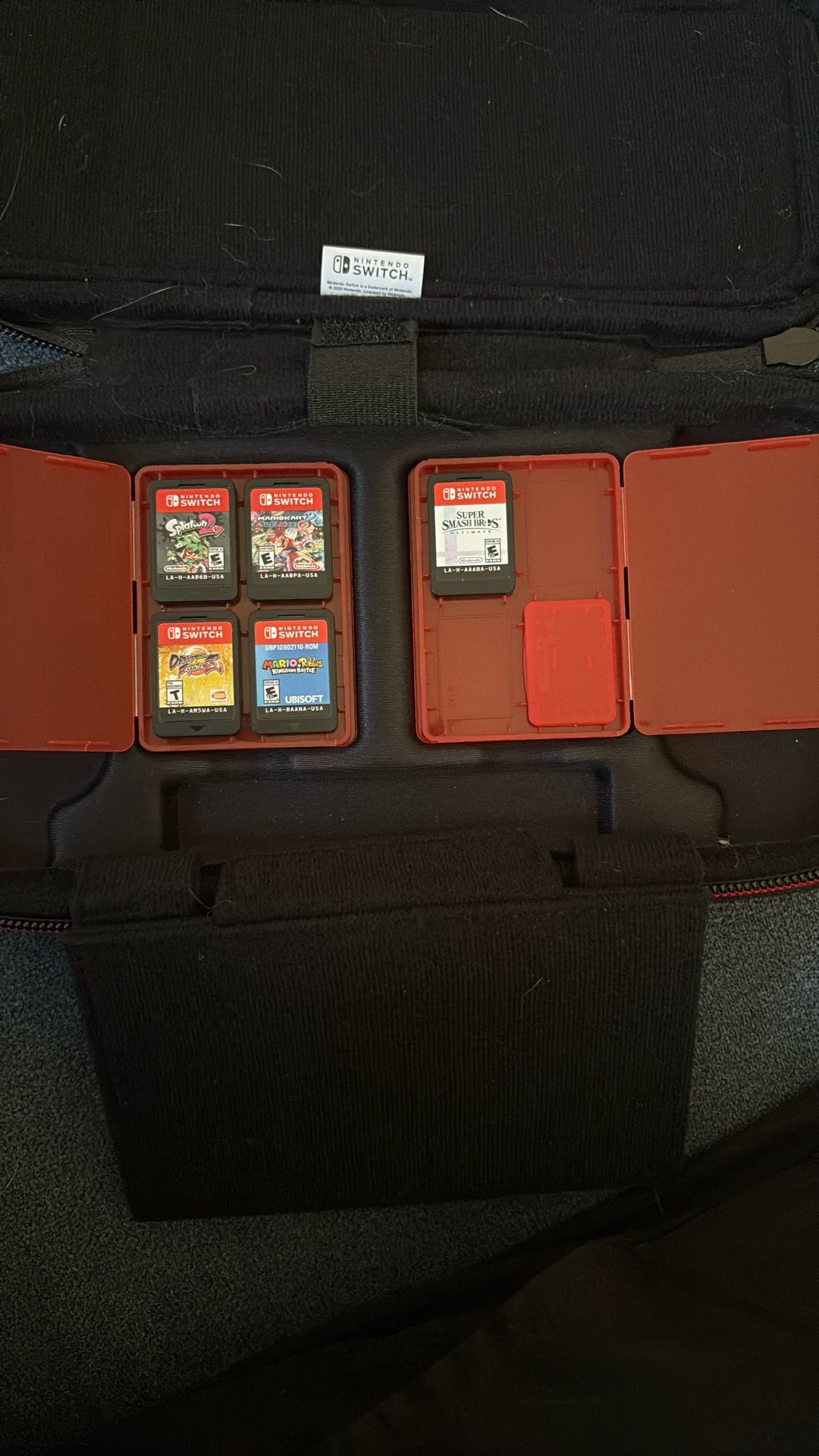 Nintendo Switch Case With Games