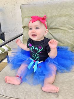 Anna Frozen baby girl costume