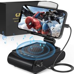 Phone Stand with Wireless and Bluetooth Speaker