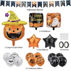 Halloween Balloons Decoration Set