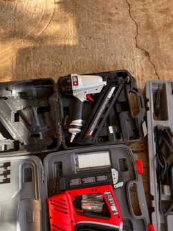 Electric nailer air nailer electric saw three pieces