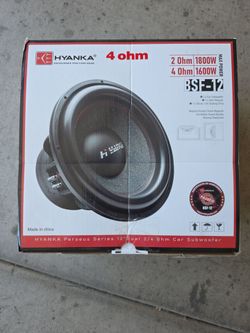 1600W, 1800W 12" Subwoofer Hyanka