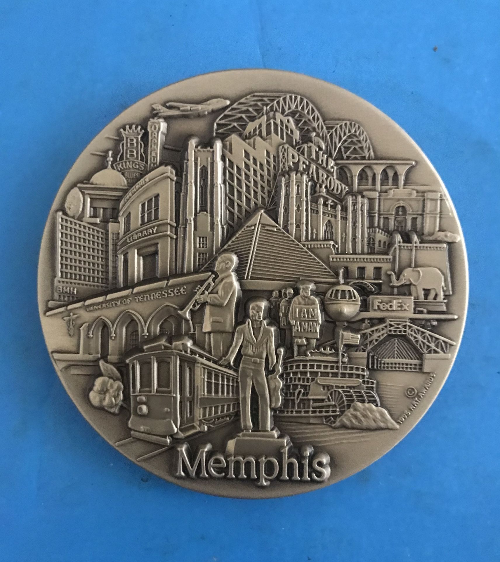 New in original Commanderie de Bordeaux Spring,2013 Memphis,TN Large Medallion