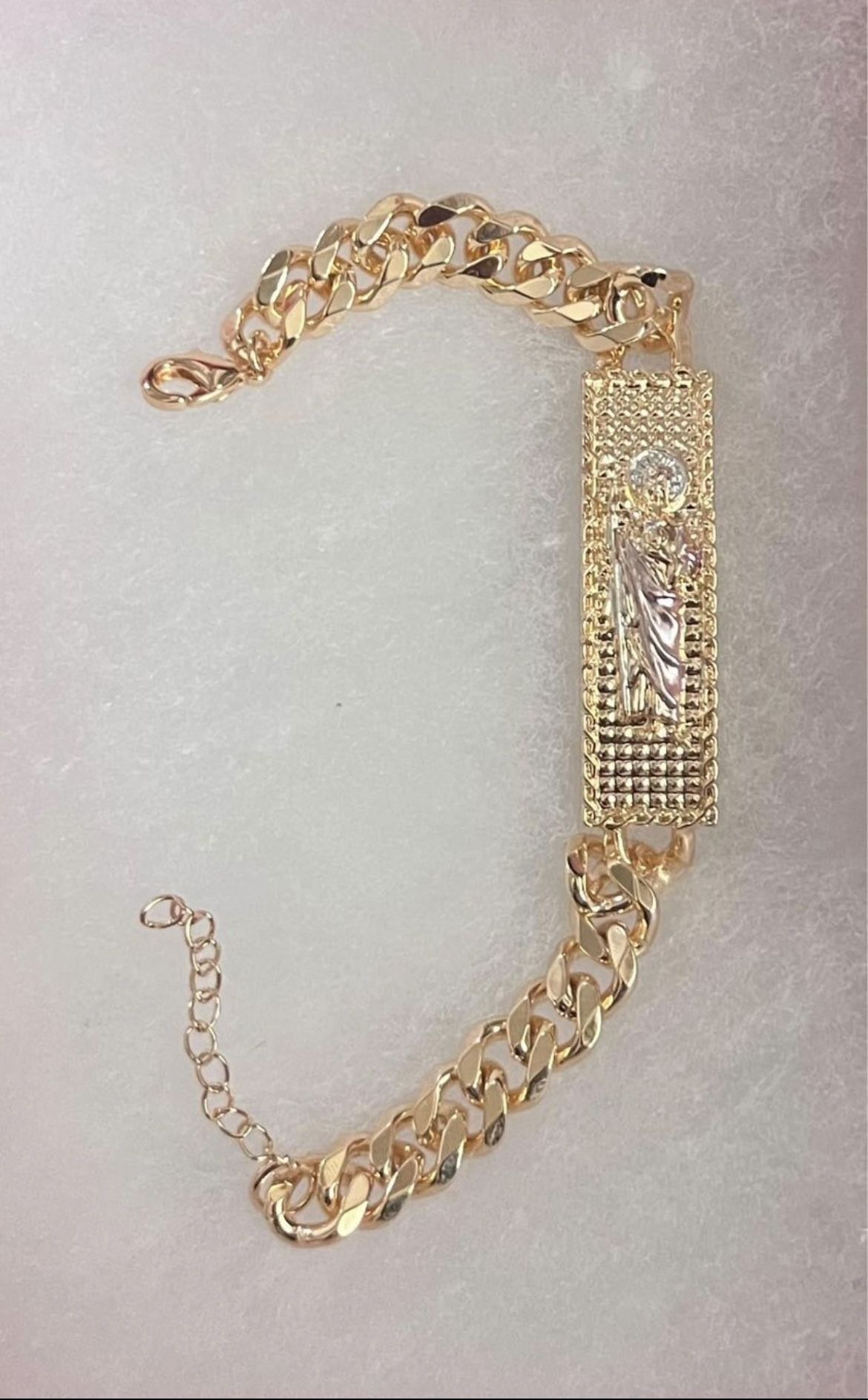 San Judas 18k Gold Plated Bracelet 