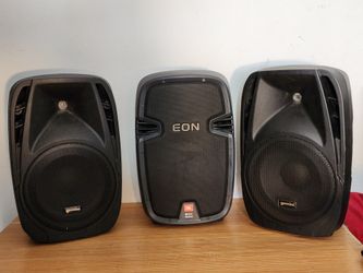 1 x JBL EON 510 - 2 x GEMINI ES 10 2way Passive  Speakers