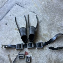 Scuba Flippers And Weights 