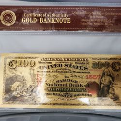 Gold Bank Note