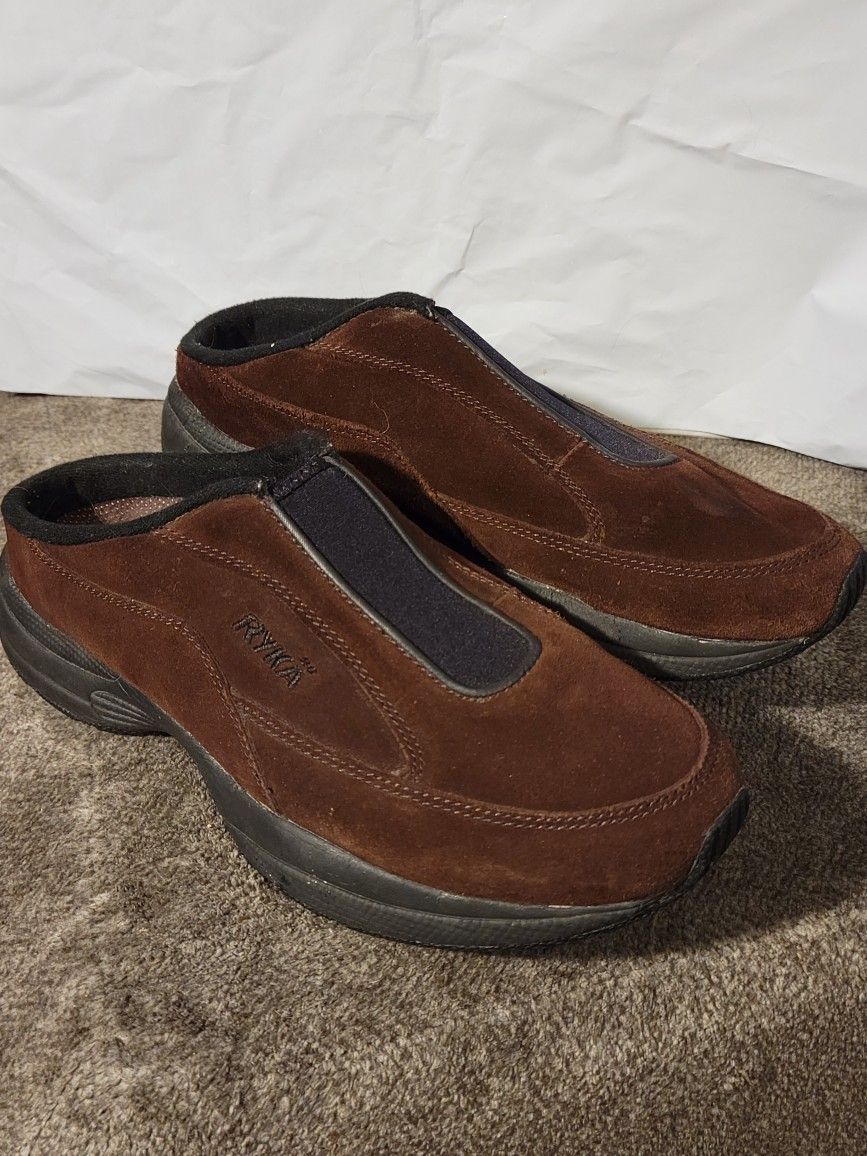 Ryka Slip On Brown Shoes Size 9