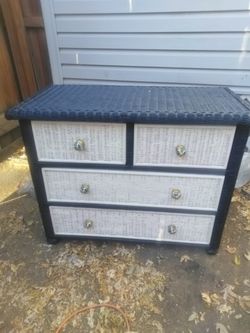 Wicker Dresser