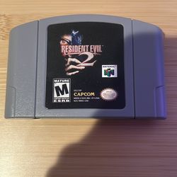 Nintendo 64 resident evil two great condition