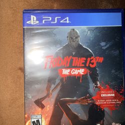 Brand New Friday The 13 PS4 Game
