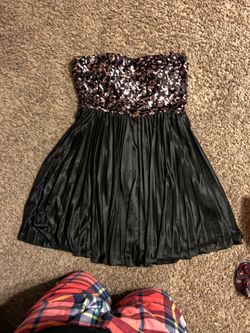 Sequenced baby doll dress