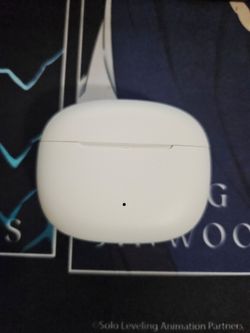 White Wireless Earbuds Charging Case
