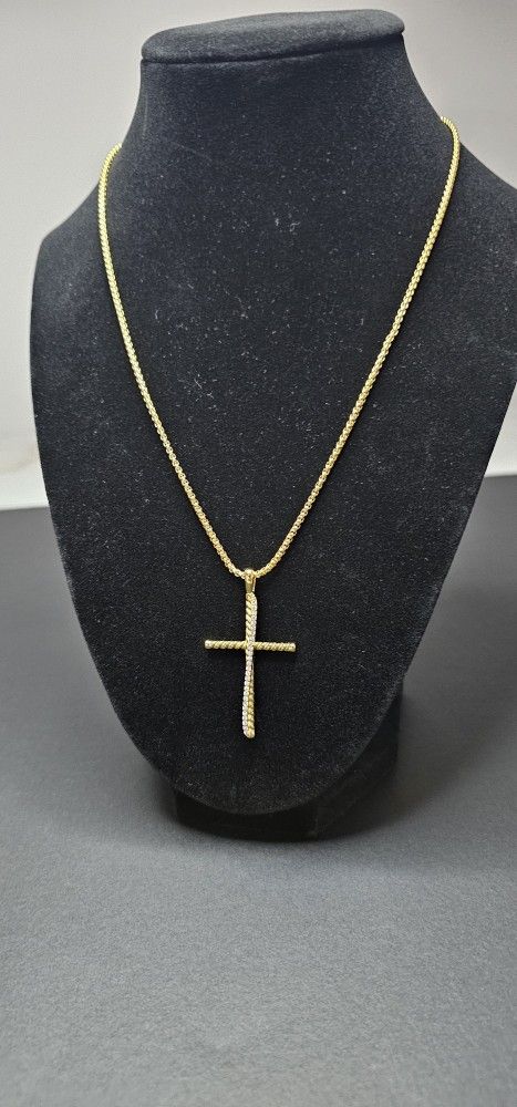 Gold Cross Pendant
