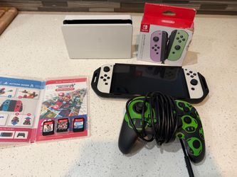 Nintendo Switch OLED White Bundle with Accessories
