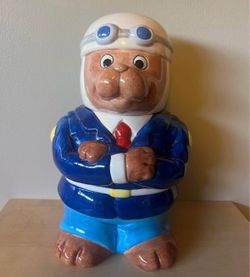 Vintage OGGI Richard Scary Sargent Murphy Ceramic Cookie Jar