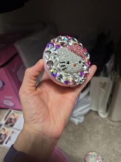 Led Makeup Mirror Hand Held Sanrio Hello Kitty