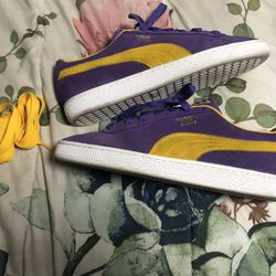Size 11.5 - Puma Suede Teams Los Angeles Lakers
