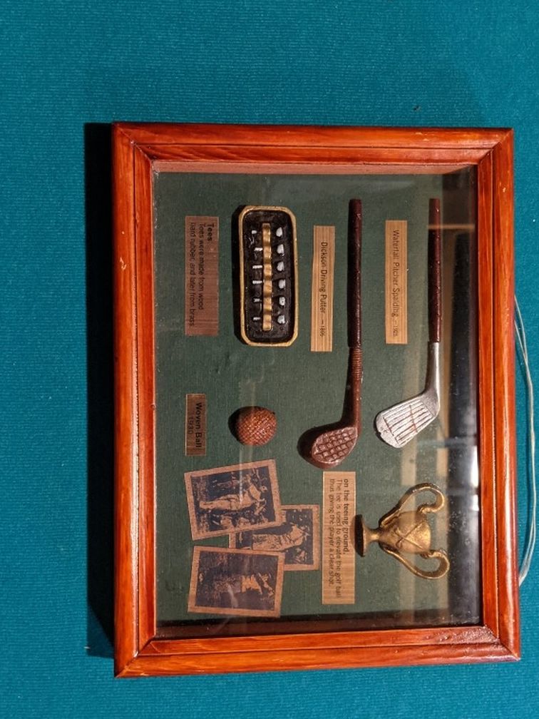 Small Golf Shadow Box
