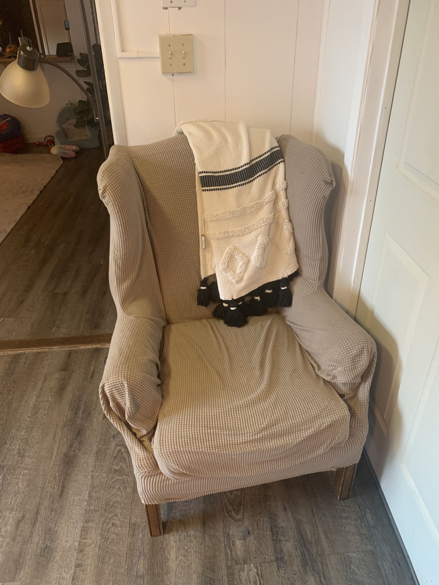 Comfy High-Back Armchair
