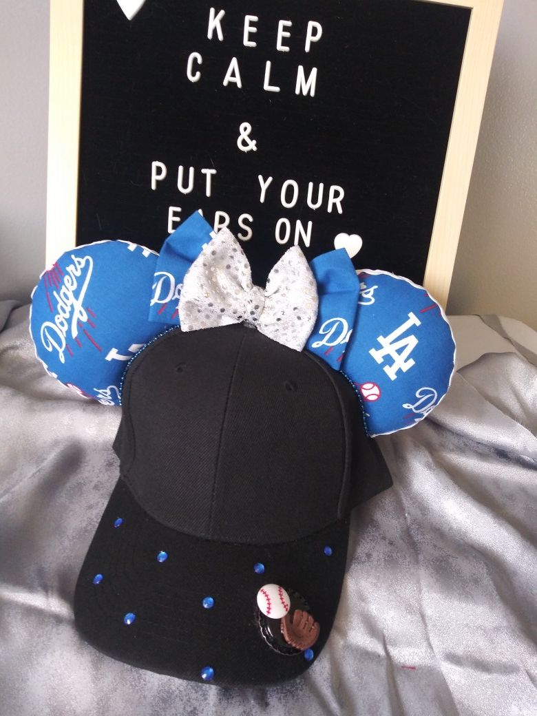 Dodger hat mickey ears