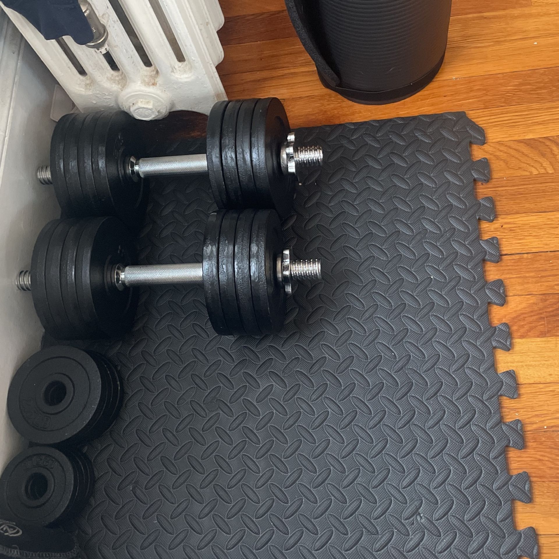 52.5 Lbs Adjustable Dumbbell Set