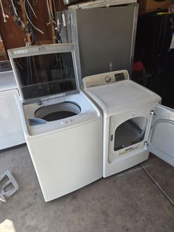 Samsung Washer And Electric Dryer Large Capacity