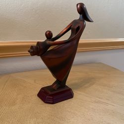 Mother With Child Figurine