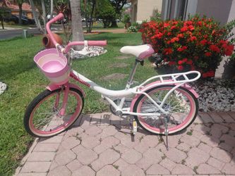RoyalBaby Princess Girl Kids Bicycle 20" with Kickstand, Jenny Light Pink