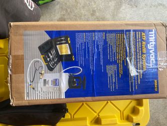 Mighty vac transmission fill system