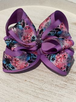 4-5” Doubled Stacked Hair Bows 