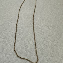 14kt Solid Gold rope chain