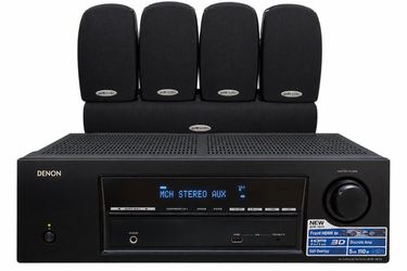 Denon 5.1 Receiver & Polk Audio 5.0 Speakers