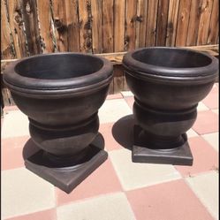 New Flower Pots Made Out Of Cement Perfect Gift 