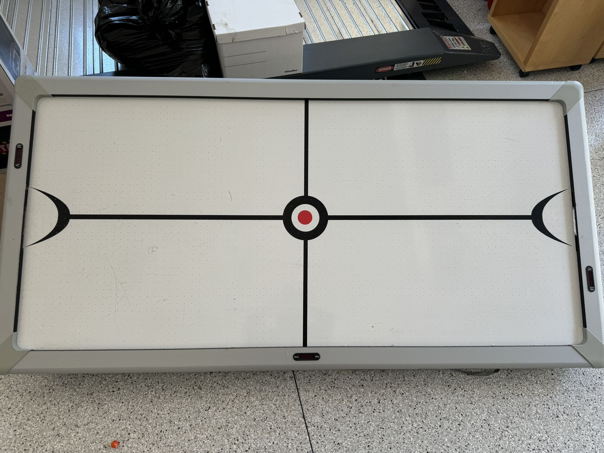 Sportcraft air hockey table w/ table tennis attachment