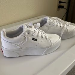 White Lace Vans
